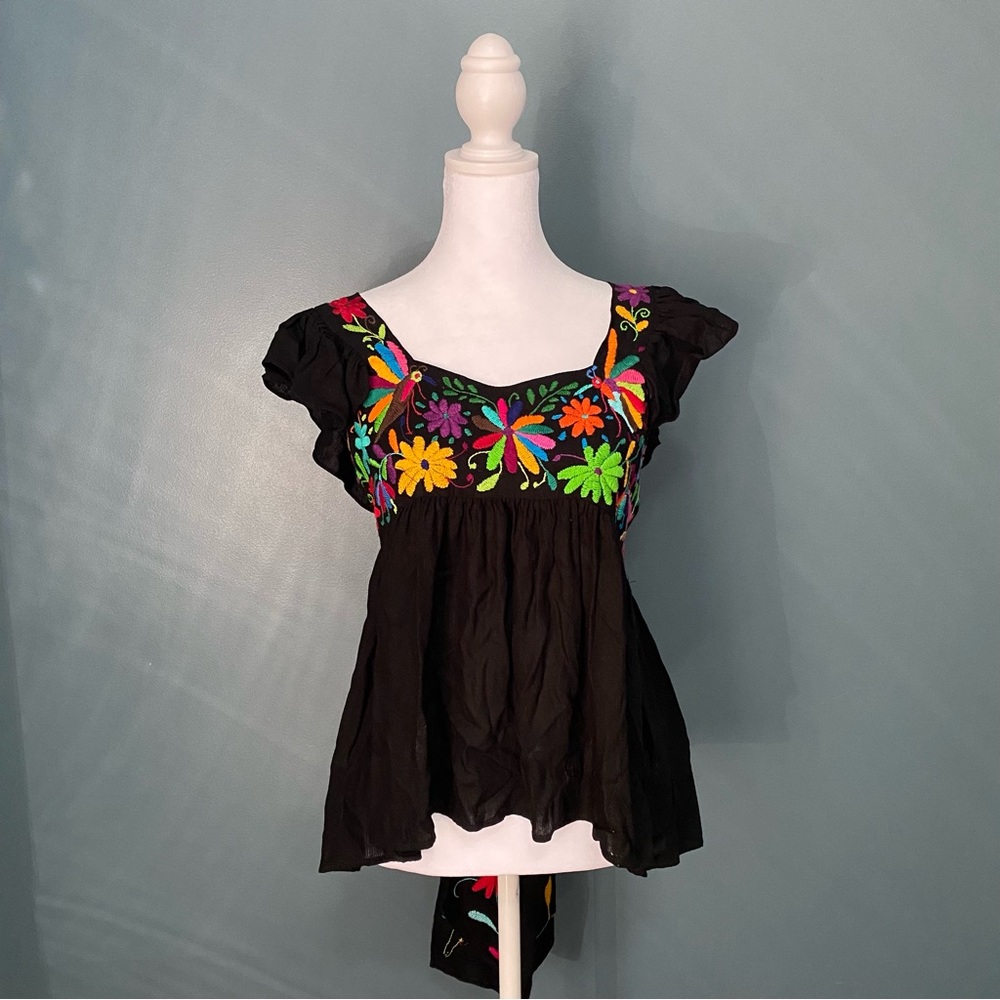 Bohemian hand made ladies top